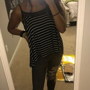 Striped Hollister tank